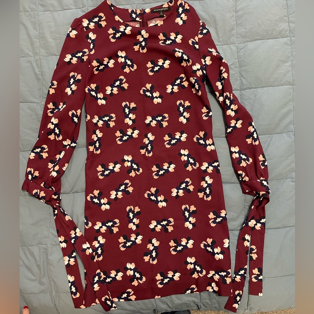 Banana Republic floral print dress.